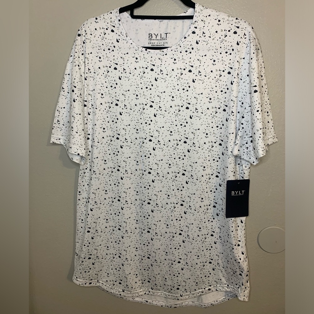 NWT B.Y.L.T Basics Drop cut Short sleeve performance Men’s shirt size xl - Picture 8 of 9